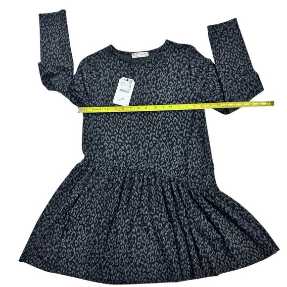 ZARA Drop Waist Leopard Dress, SIZE 13/14 - Picture 3 of 9